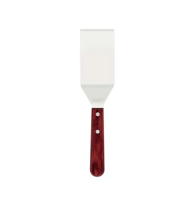 Tramontina Frying Spatula 4" Stainless Steel Blade, Red Polywood Treated Wood Handle 21165/174