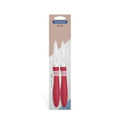Tramontina Paring Knives Cor 2pcs Set 23461/273