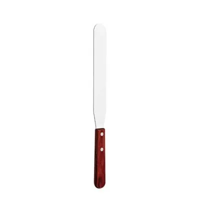 Tramontina Pastry Spatula Stainless Steel Blade 8" Red Polywood Treated Wood Handle 21161/178