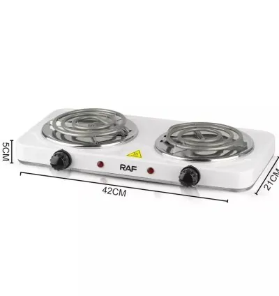 RAF Hotplate 1000W Double Coil, Uniform Heat, Simple Operation 8020B