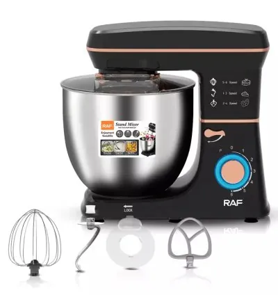 RAF Stand Mixer 10L 1800W Dry Anti Splash Protection, Speeds with Pulse Function, R.6673