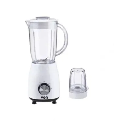 Von Blender 1.2L Plastic Jar, 350W White Anti Slip Feet VBP351NLW