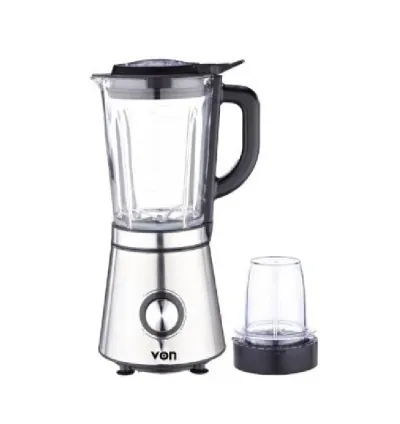 Von Blender 1.7L Stainless Steel Jar, 600W Black Anti Slip Feet VBP351NLW
