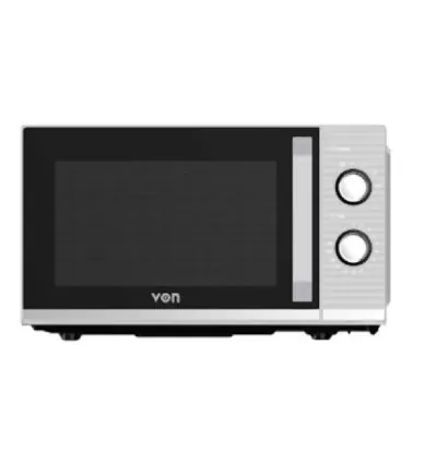 Von Mechanical Microwave Oven 20L, Silver Solo VAMS-22MGX