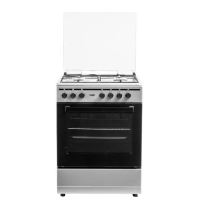 Von Cooker (3 Gas + 1 Electric), Enamel Inox Grey VCF653141NSY
