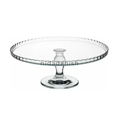 Pasabahce Patisserie Footed Plate Decor 13" 95117
