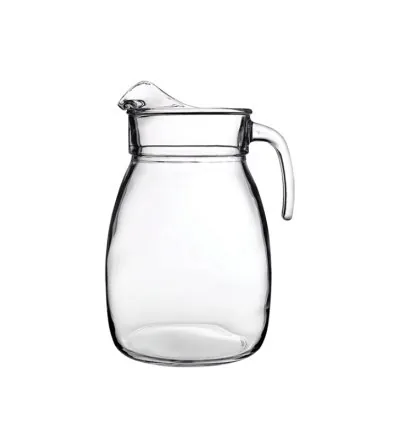 Pasabahce Glass Water Jug with Transparent Lid 2500ml Dishwasher, Freezer & Refrigerati...
