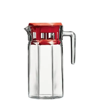 Pasabahce Jug Kosem Red Lid 1250cc 43414