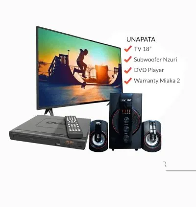 MR UK 3 In 1 Bando Bundle Tv,Subwoofer And Dvd Player Tanzania