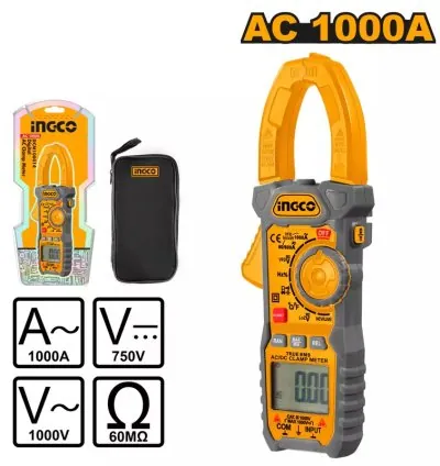 Ingco Digital AC Clamp Meter 1000A DCM100014