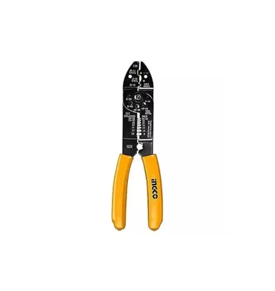 Ingco Wire Stripper 8.5"/215mm with Sharp Edge, Push Down Wire Function HWSP851