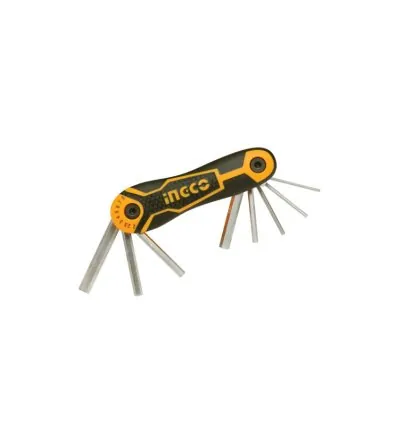 Ingco Industrial Pocket Hex Key 8pcs Set HHK14081