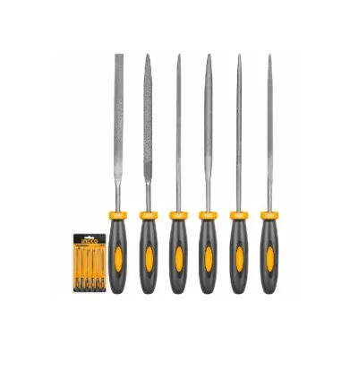 Ingco File Multipurpose 5.5"/140mm 6pcs Set HKTF63