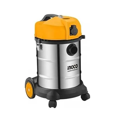 Ingco Drum Vacuum Cleaner Wet & Dry 30L 1400W Blower Function VC14301