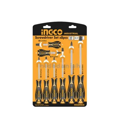 Ingco Screwdriver Set 8pcs HKSD0828