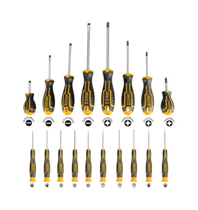 Ingco Screwdriver And Precision Screwdriver Set 18pcs HKSD1828