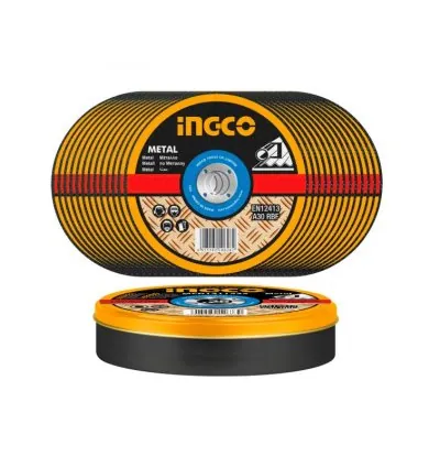 Ingco Abrasive Metal Cutting Disc Set 115MM 25pcs MCD1211525