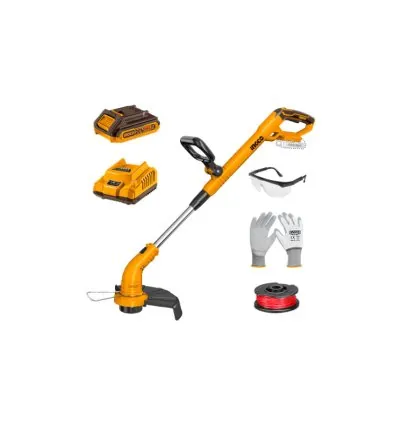 Ingco Cordless Grass Trimmer Lithium-ion 20V with Edging Function CGTLI20301