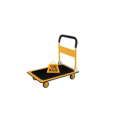Ingco Foldable Platform Hand Truck 150kgs with Steel Handle Comfortable Foam HPHT11502