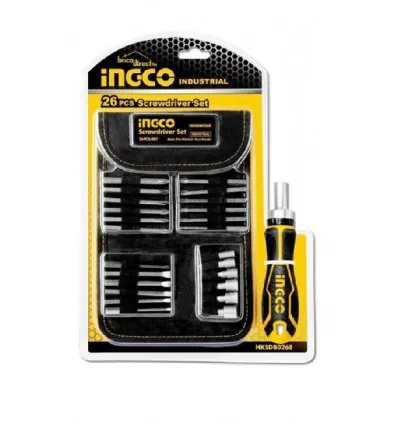 Ingco Screwdriver Bit Set 65mm 26pcs HKSDB0268