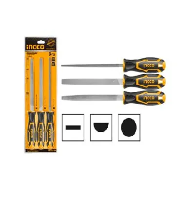 Ingco Steel File 3pcs Set HKTFS1308
