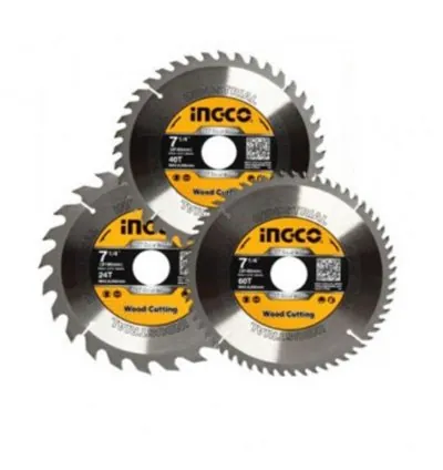Ingco TCT Saw Blade 185mm Pack of 3 TSB51852153