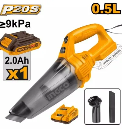 Ingco Lithium-Ion Cordless Vacuum Cleaner CVLI20126