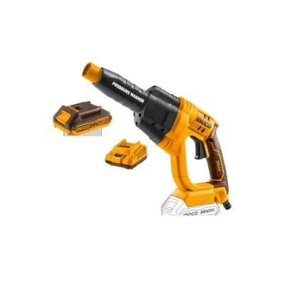 Ingco Cordless Pressure Washer Lithium-ion 20V with Battery & Charger CPWLI20082