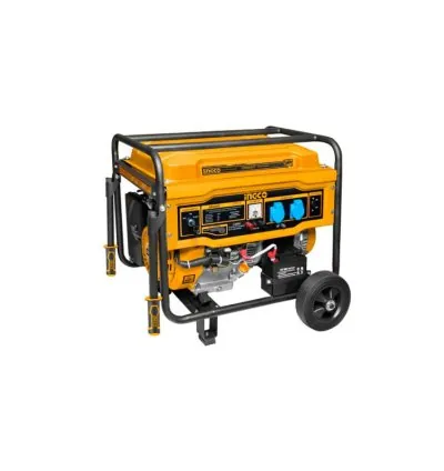 Ingco Gasoline Generator 5.5kW with 4 Stroke Air Cooled Engine, Electric Start, 25L Tank GE55003