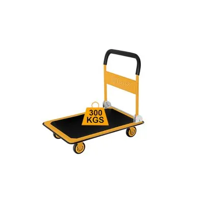 Ingco Foldable Platform Hand Truck 300kgs with Steel Handle Comfortable Foam HPHT13002