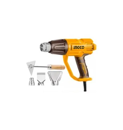 Ingco Electric Heat Gun 2000W with 3pcs Nozzle & 1 Scraper HG200078
