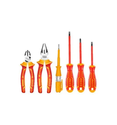 Ingco 6pcs Insulated Hand Tools Set, VDE/GS Certified HKIST3061