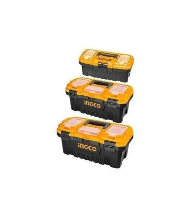 Ingco 3pcs Plastic Tool Box Set 14" 17" 20" PBXK0301