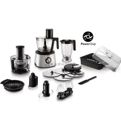 Philips Food Processor 1000W Blender Jar 1.5L & Bowl 3.4L Advanced 30+ Functions HR7778