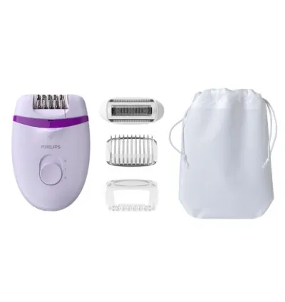 Philips Epilator 0.5 mm from root, Washable head and carry pouch BRE275