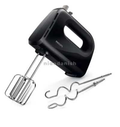 Philips Hand Mixer 280W 5 Speeds 2 Attachments HR3704