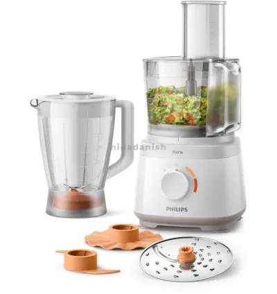 Philips Food Processor 700W Blender Jar 2 in 1 Disc 19 Functions HR7320