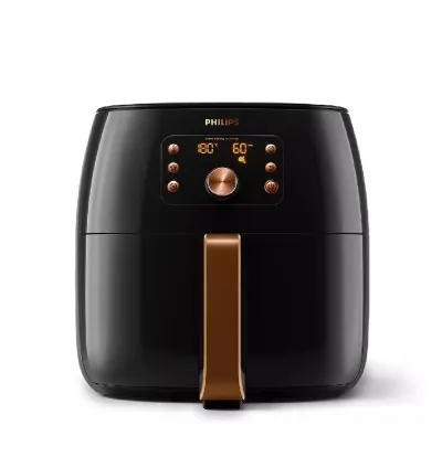 Philips Air Fryer XXL, Automatic Shut Off, Cool Wal Exterior, Temperature Control, Smart Sensing Tecnology, LED Display, Patented Rapid Air Flow Design, Pre Set Cooking Function HD9860