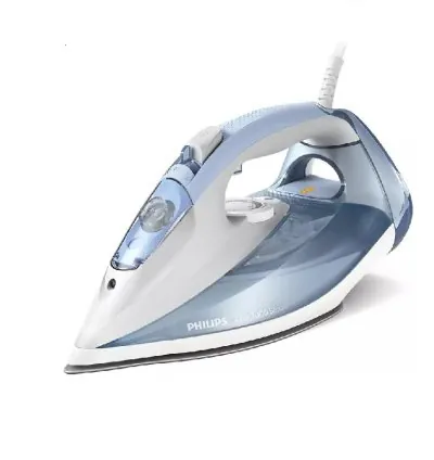 Philips Steam Iron 2600W 300ml, 220g Steam Boost, Quick Calc Release and SteamGlide Plus Soleplate, 7000 Series Blue DST7011