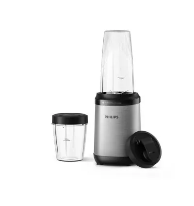 Philips Smoothie Blender 5000 Series 700+300ml 800W with ProBlend Plus Technology, Detachable Blades, Easy Clean, Elegant Compact Design, Large Tumbler & Small Cup HR2765