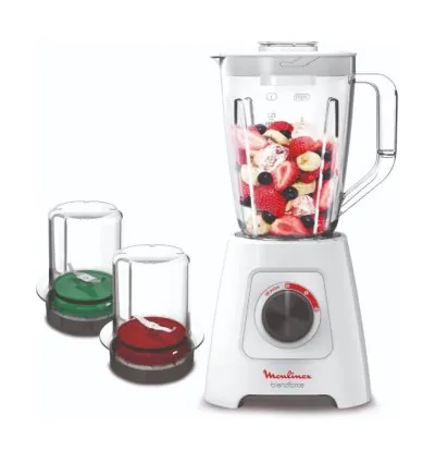 Moulinex Blendforce 2 Blender 1.5L with Grinder & Mill 600W LM423127