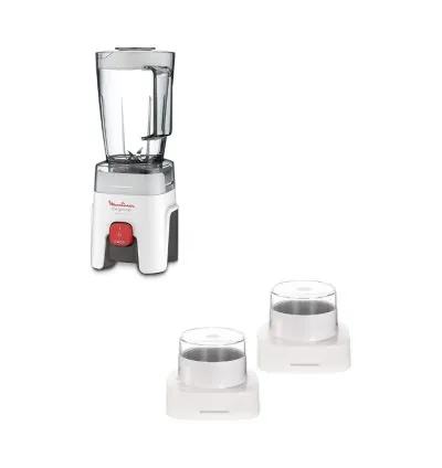Moulinex Genuine Blender 1.75L with 2 Mills 500W LM242B27 France