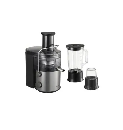 Panasonic Large Capacity Juicer 2L with Full Metal Spinner, Blender Mug & Dry Mill MJ-CB800STN