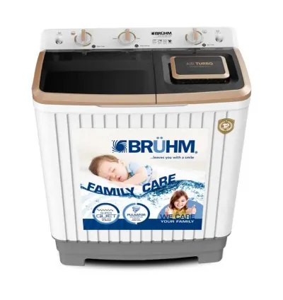 Bruhm Washing Machine 11kg Semi Automatic Twin Tub Top Load BWT-110H