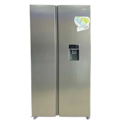 Bruhm Refrigerator 516L with Water Dispenser Side by Side Doors Silver BFX-529EN