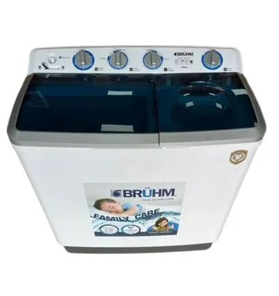 Bruhm Washing Machine 14kg Semi Automatic Twin Tub Top Load BWD-140HW