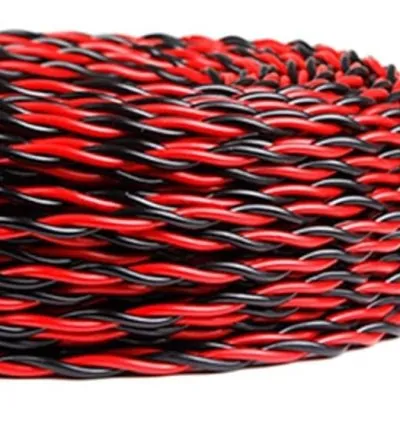 Tronic 0.5mm 2 Core Flexible Red & Black Twisted Cable