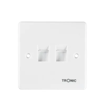 Tronic 2 Gang Data Socket