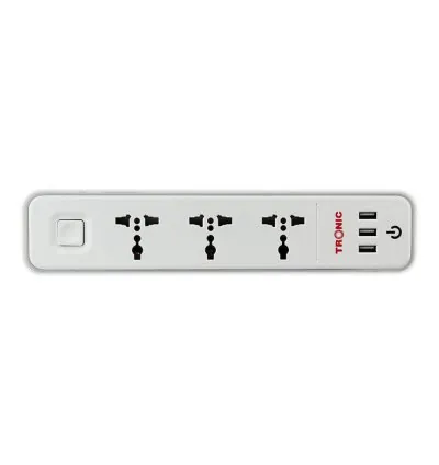 Tronic 3 Way Extension With USB