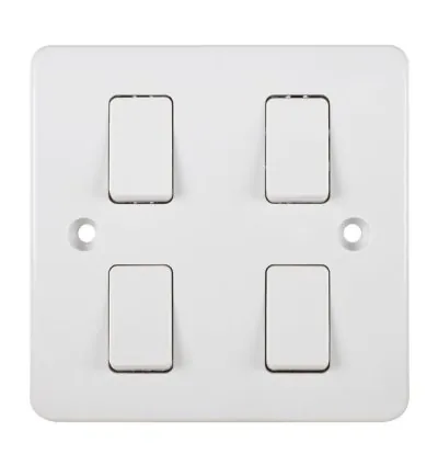 Tronic 4 Gang 2 Way Switch